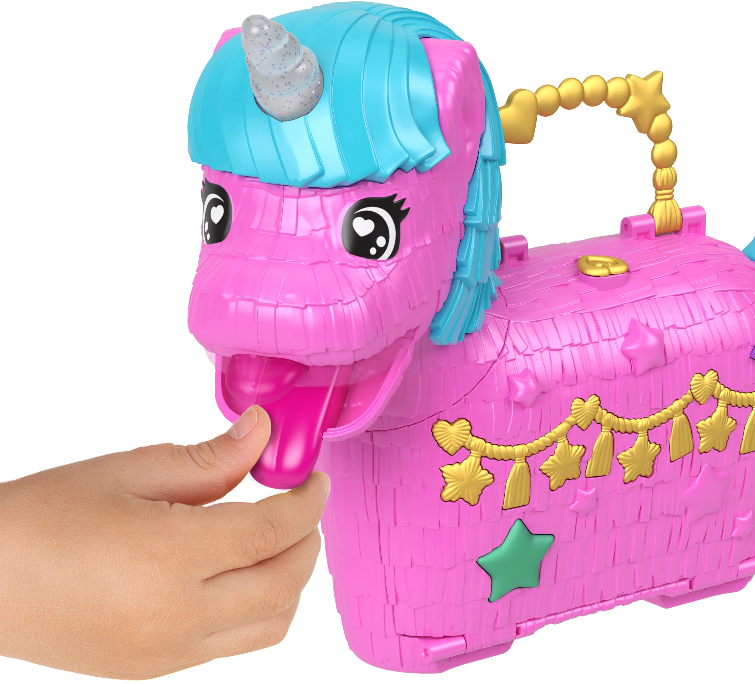 Uroczy kształt jednorożca-piniaty