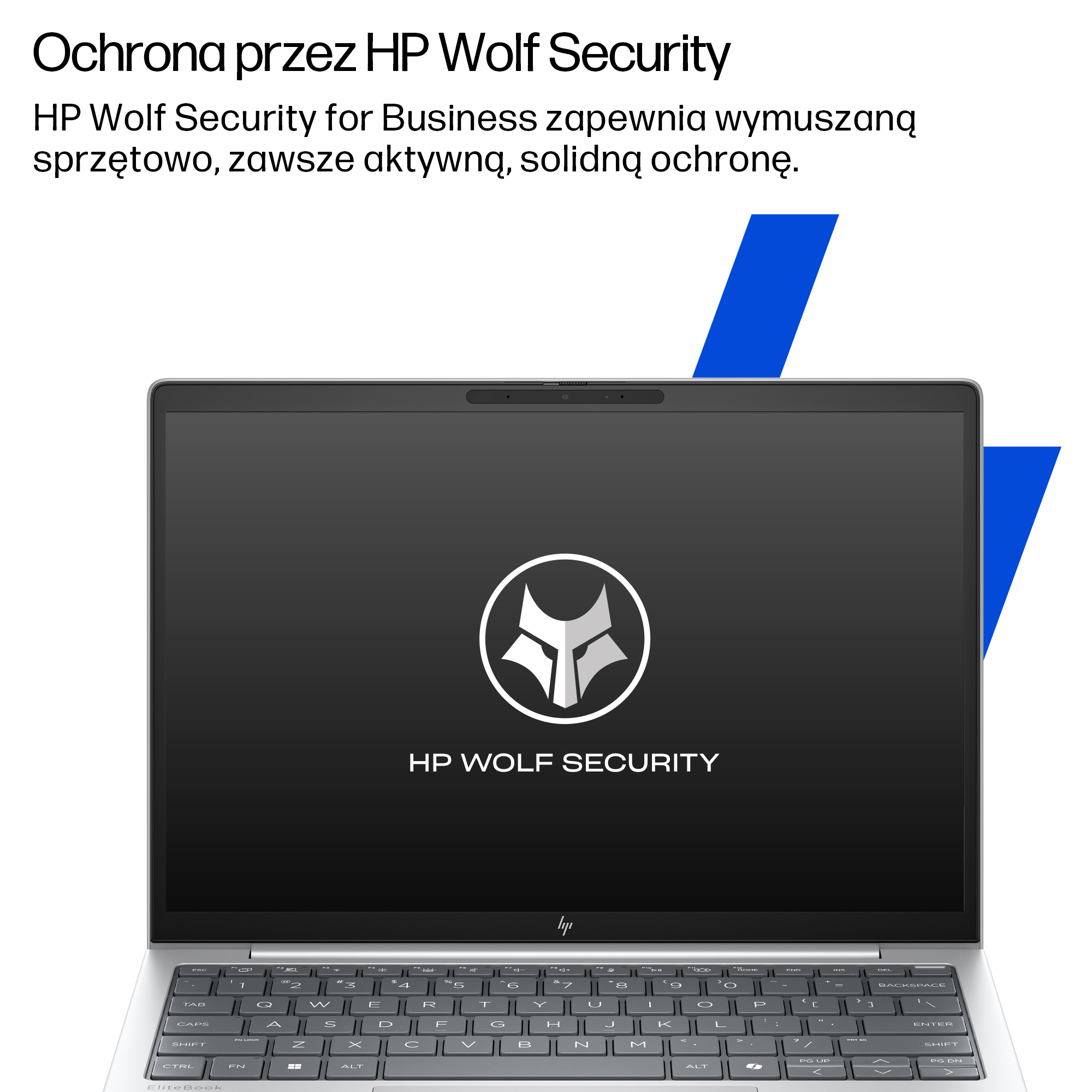 Solidne zabezpieczenia dzięki HP Wolf Security