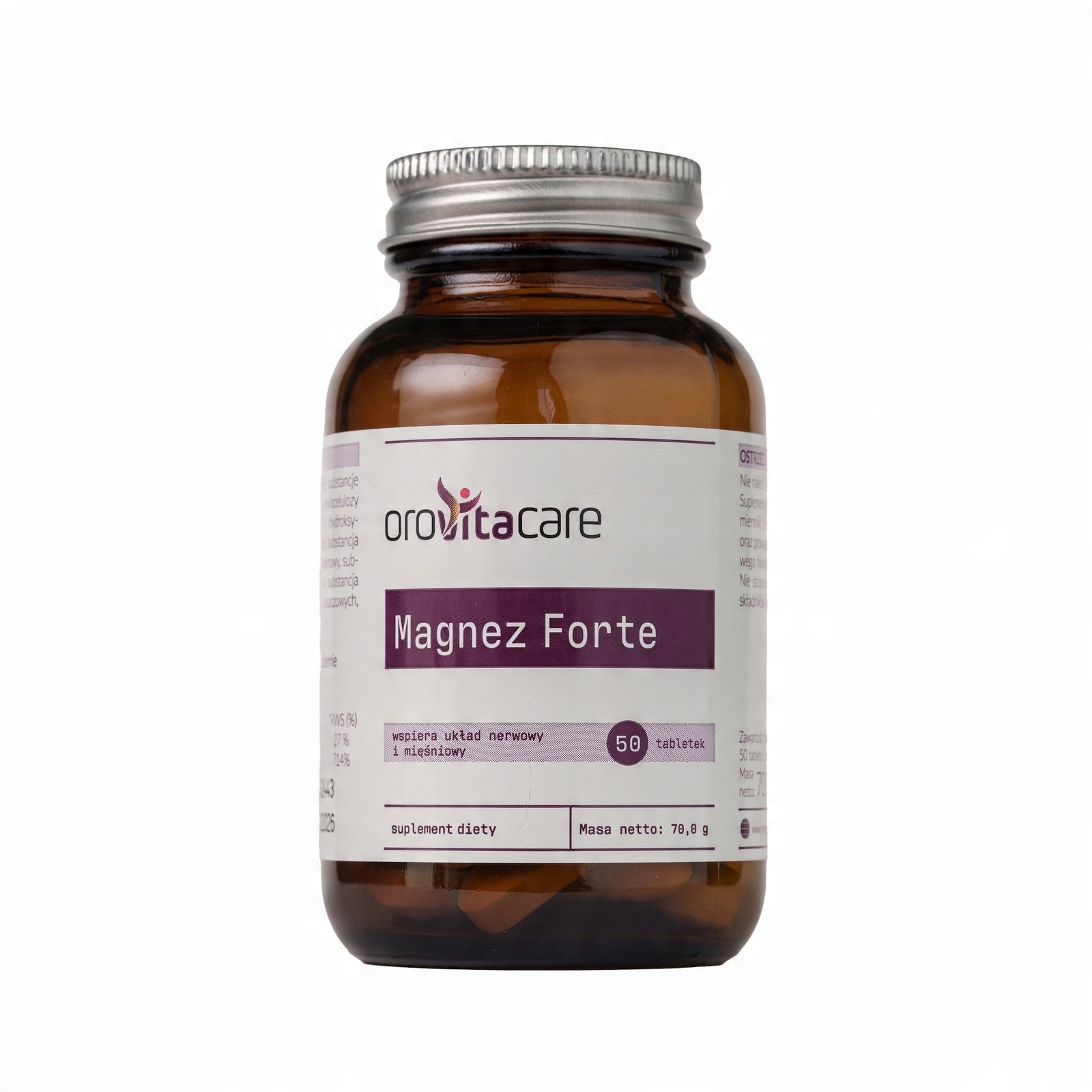 Orovitacare Magnez Forte 50 tabletek – Wsparcie dla zdrowia i energii