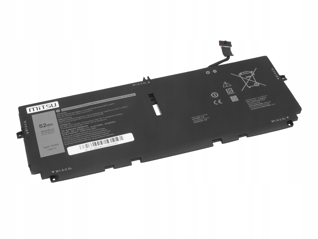 Pojemność 6500 mAh dla długotrwałej pracy