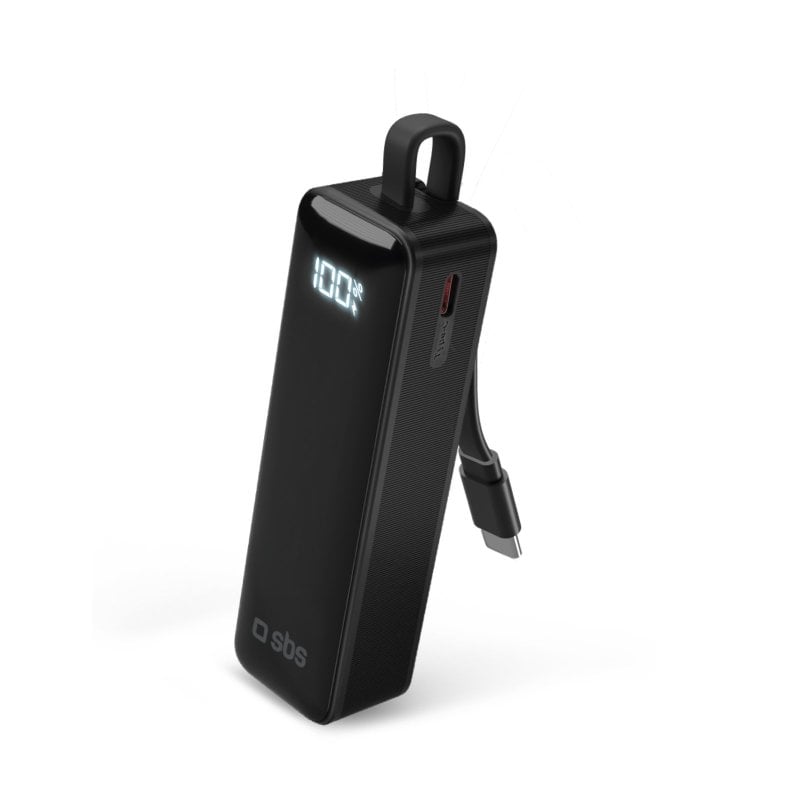 Powerbank SBS LCD 5000 mAh – Niezawodne źródło energii w podróży