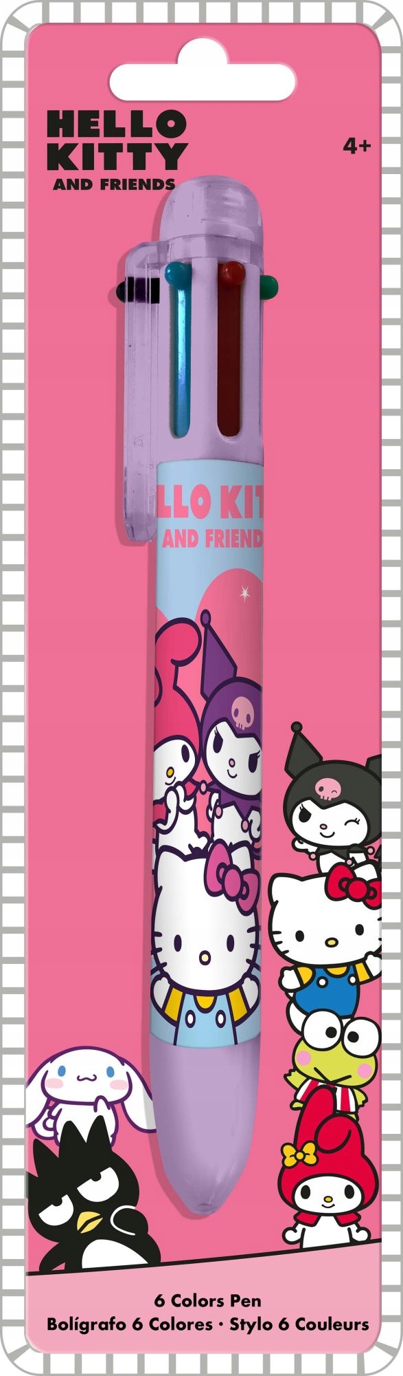 Długopis Hello Kitty Fidget – Kolorowa zabawa w biurze i w szkole
