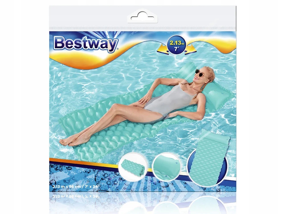 Bestway Materac dmuchany zwijany 213cm 44020 – Idealny towarzysz letnich przygód