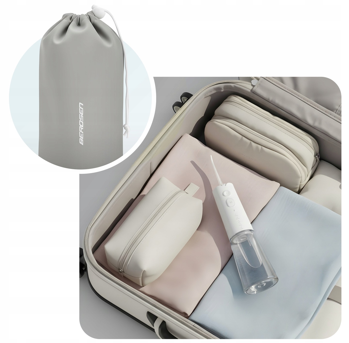 Kompaktowy design i etui podróżne dla mobilności