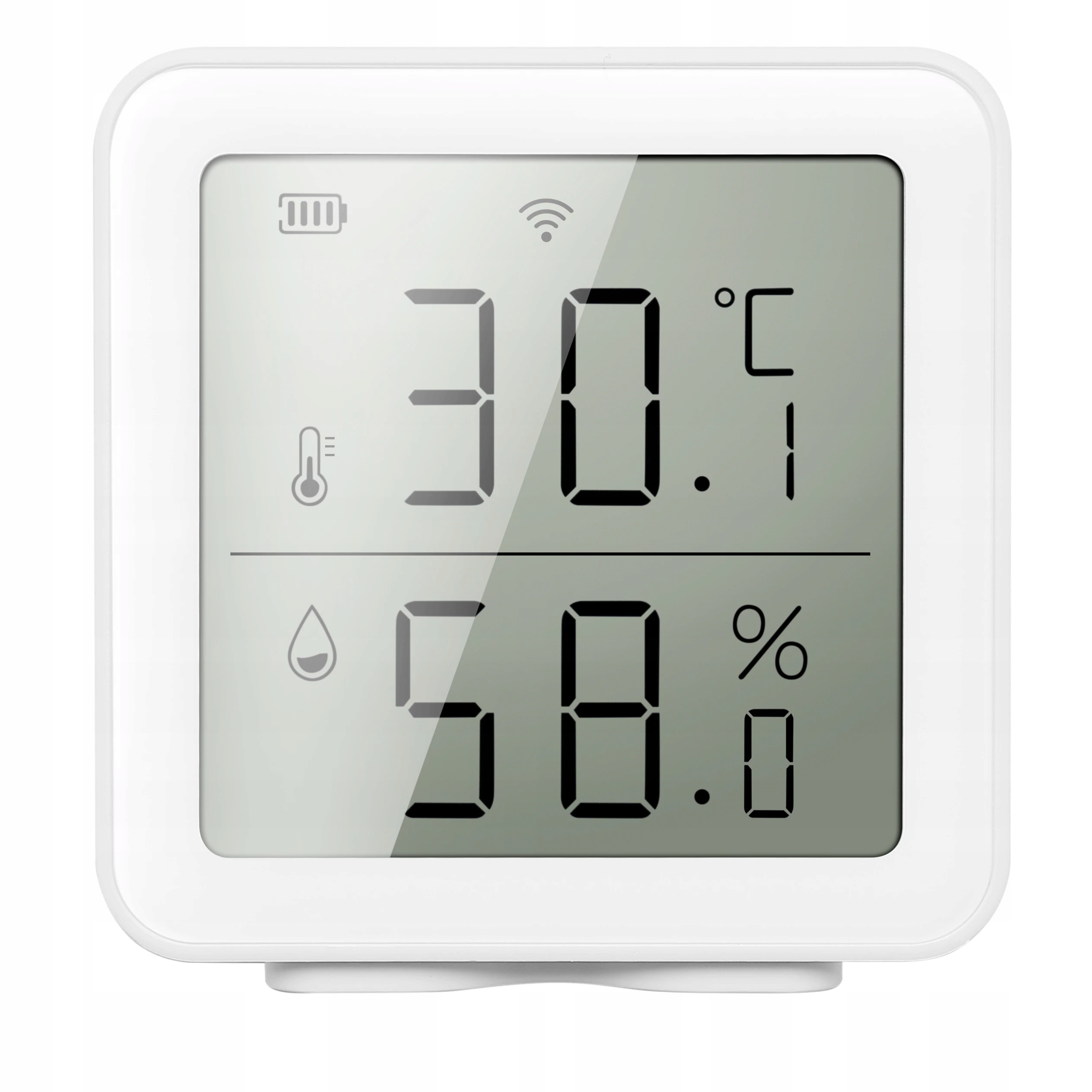 Czujnik temperatury i wilgotności LCD WiFi TUYA T030 – Inteligentne zarządzanie klimatem w Twoim domu