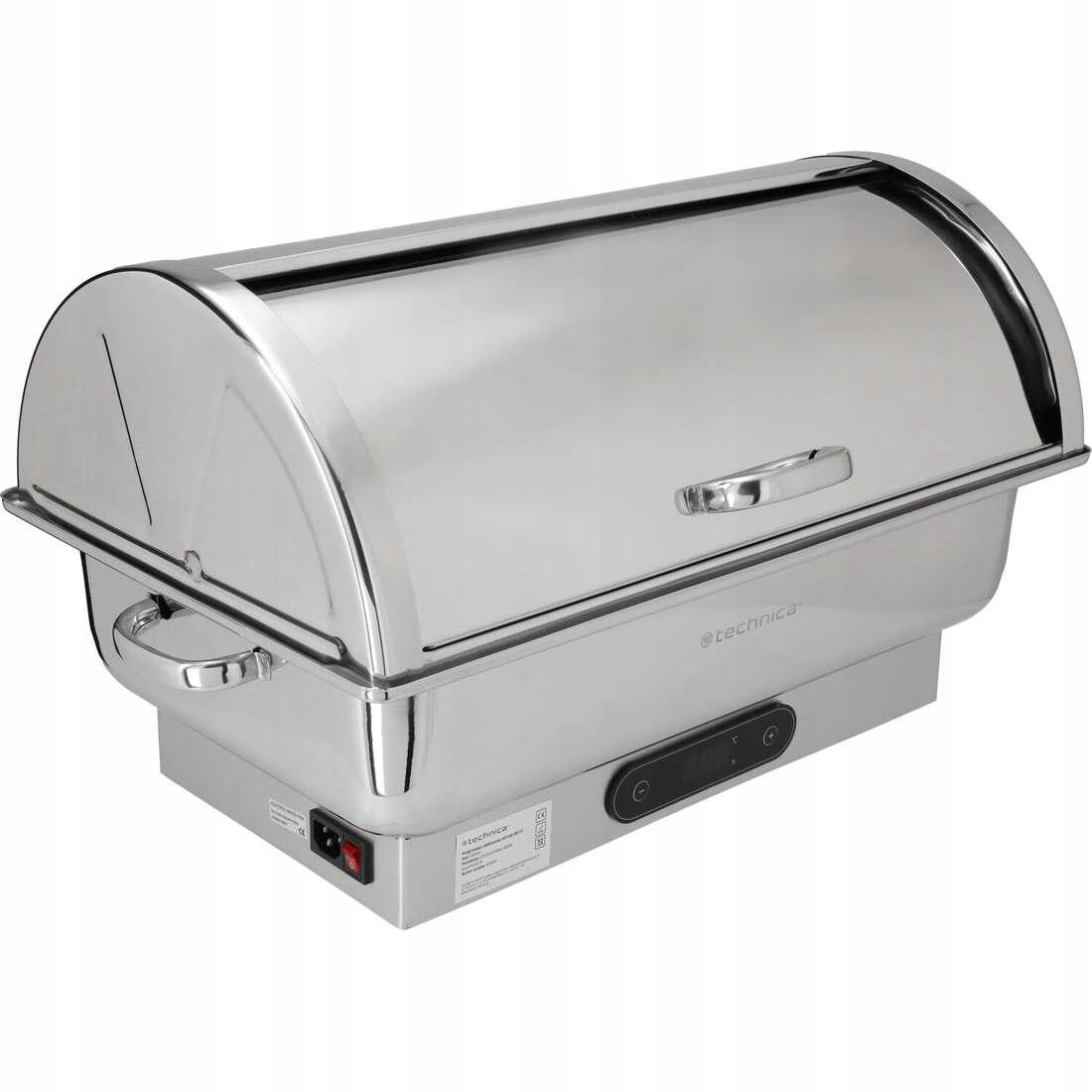 Podgrzewacz GN 1/1 z pokrywą Roll-Top elektryczny gastronomiczny 9 l | TECHNICA, Gold Line