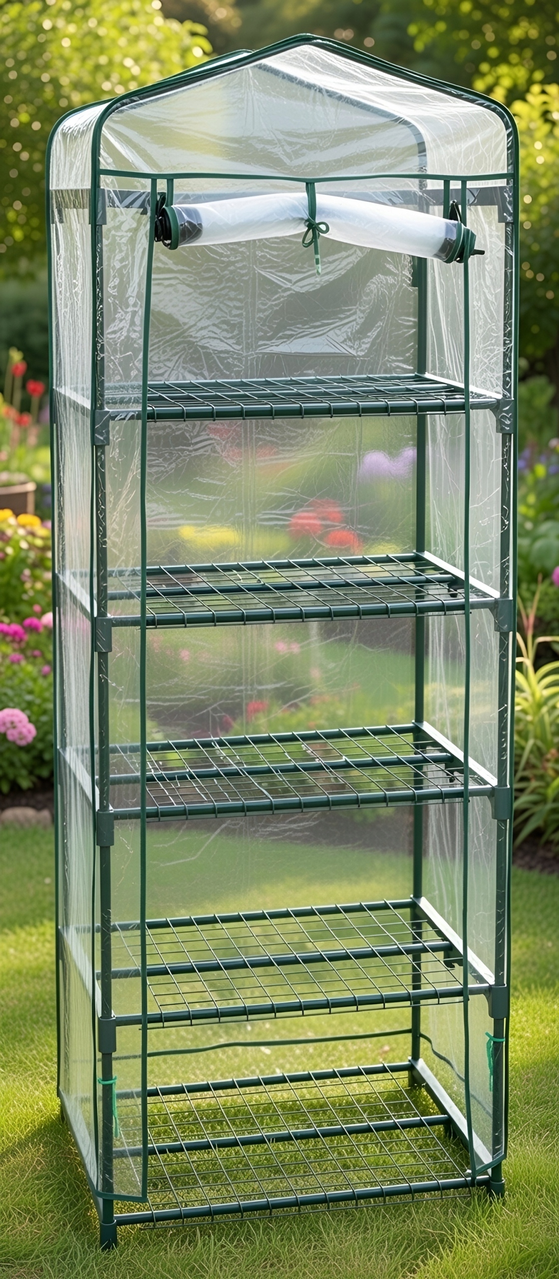 AWTOOLS Szklarnia Foliowa 5 Poziomów 69x49x192cm – Idealne rozwiązanie dla Twojego ogrodu