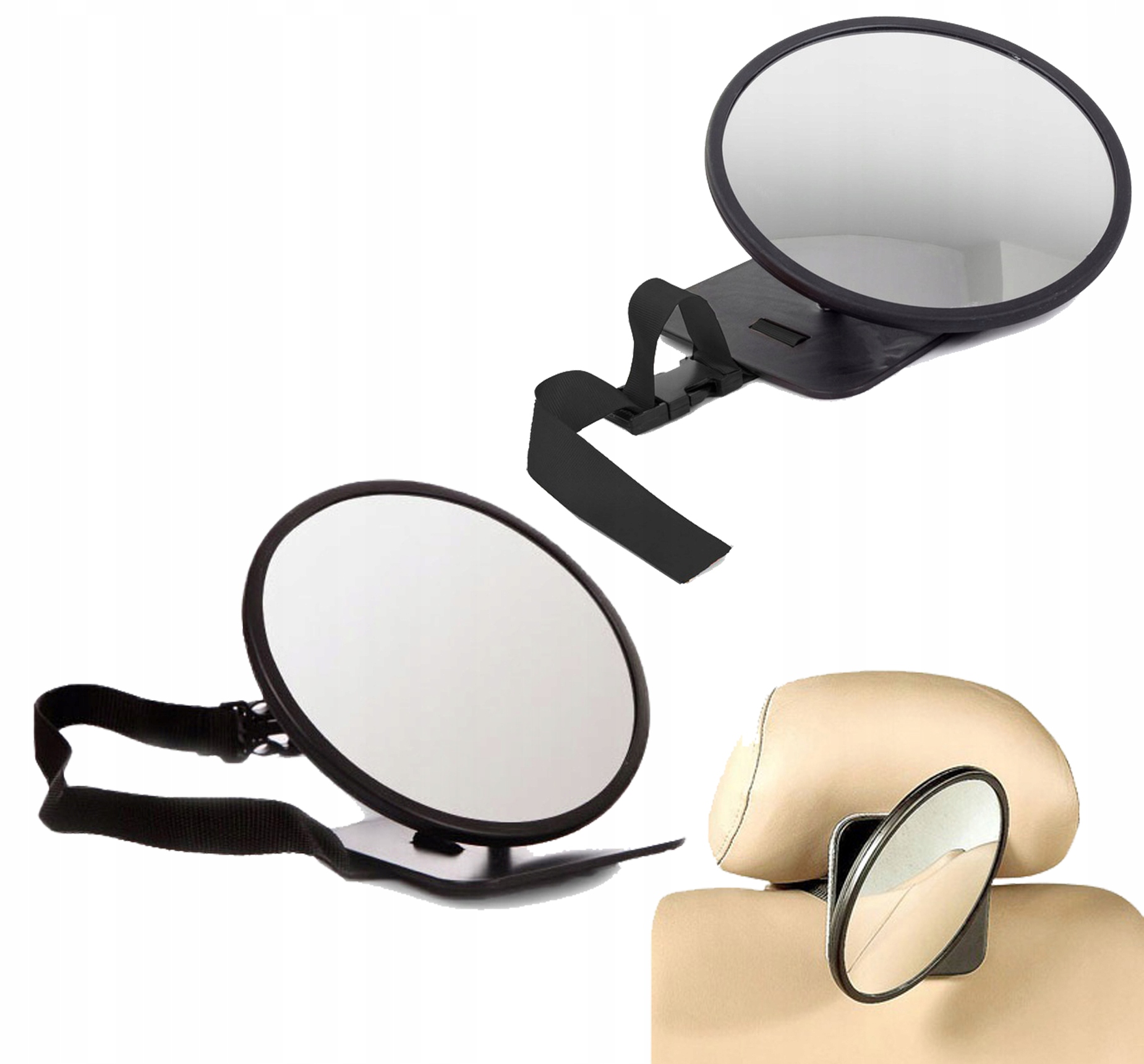 Lusterko Sam – Bezpieczne lusterko do obserwacji dziecka w podróży