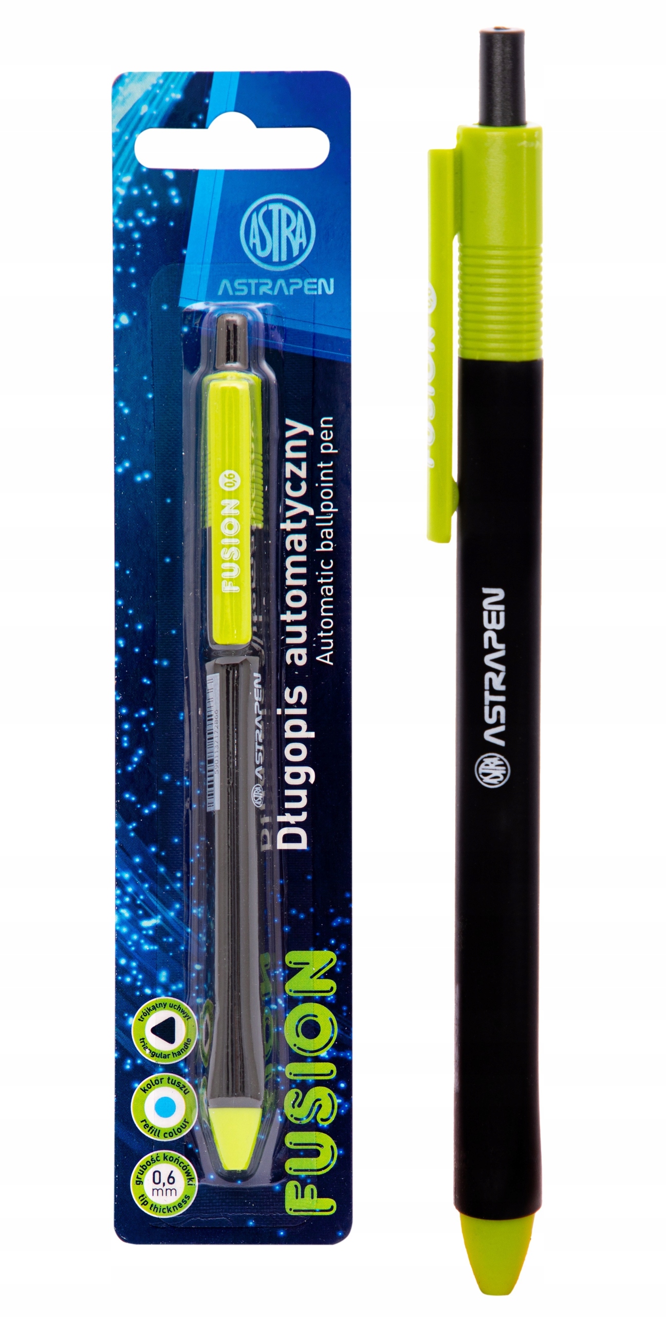 Długopis automatyczny Fusion 0,6mm ASTRA – Komfort i styl w jednym