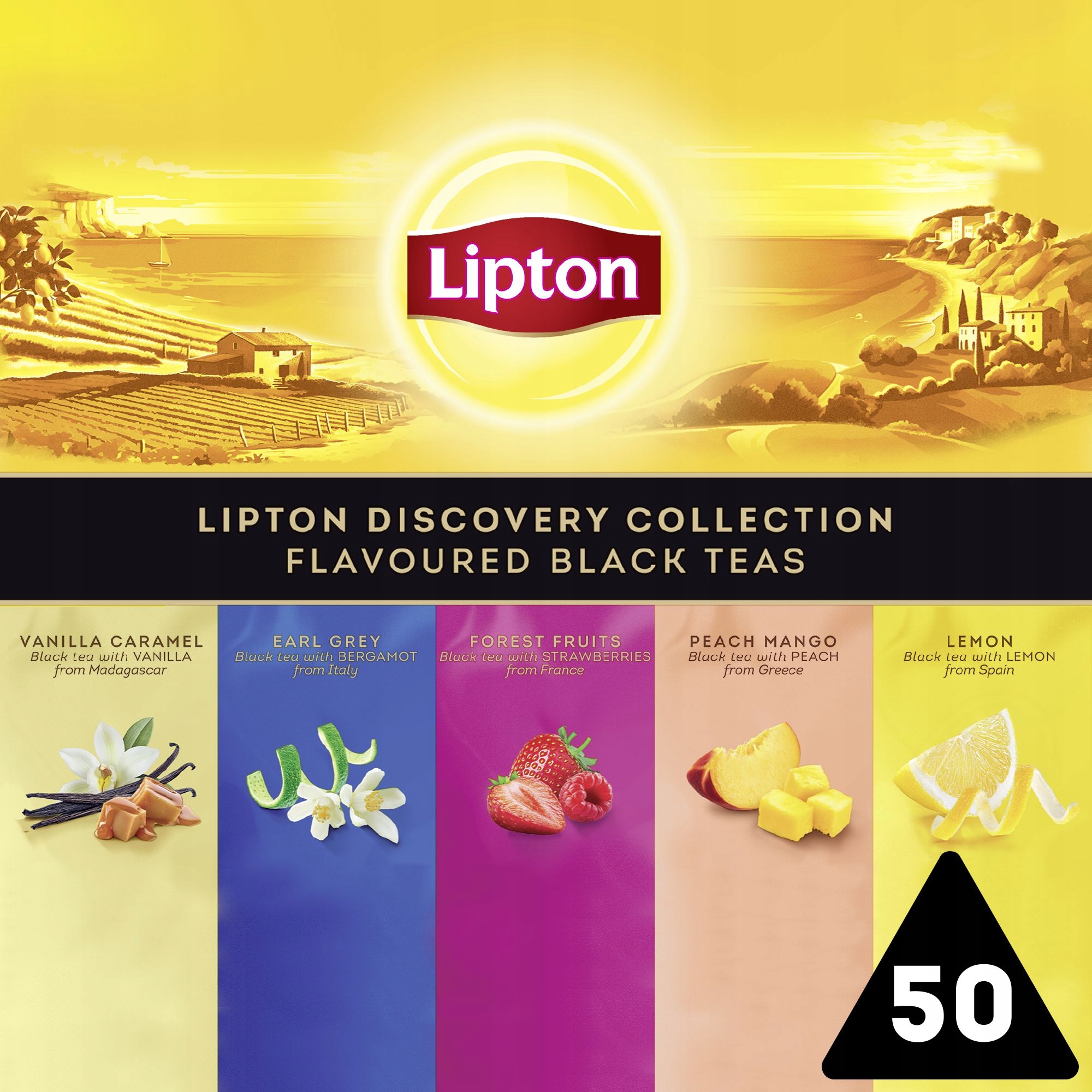 Wyjątkowa kolekcja czarnych herbat Lipton