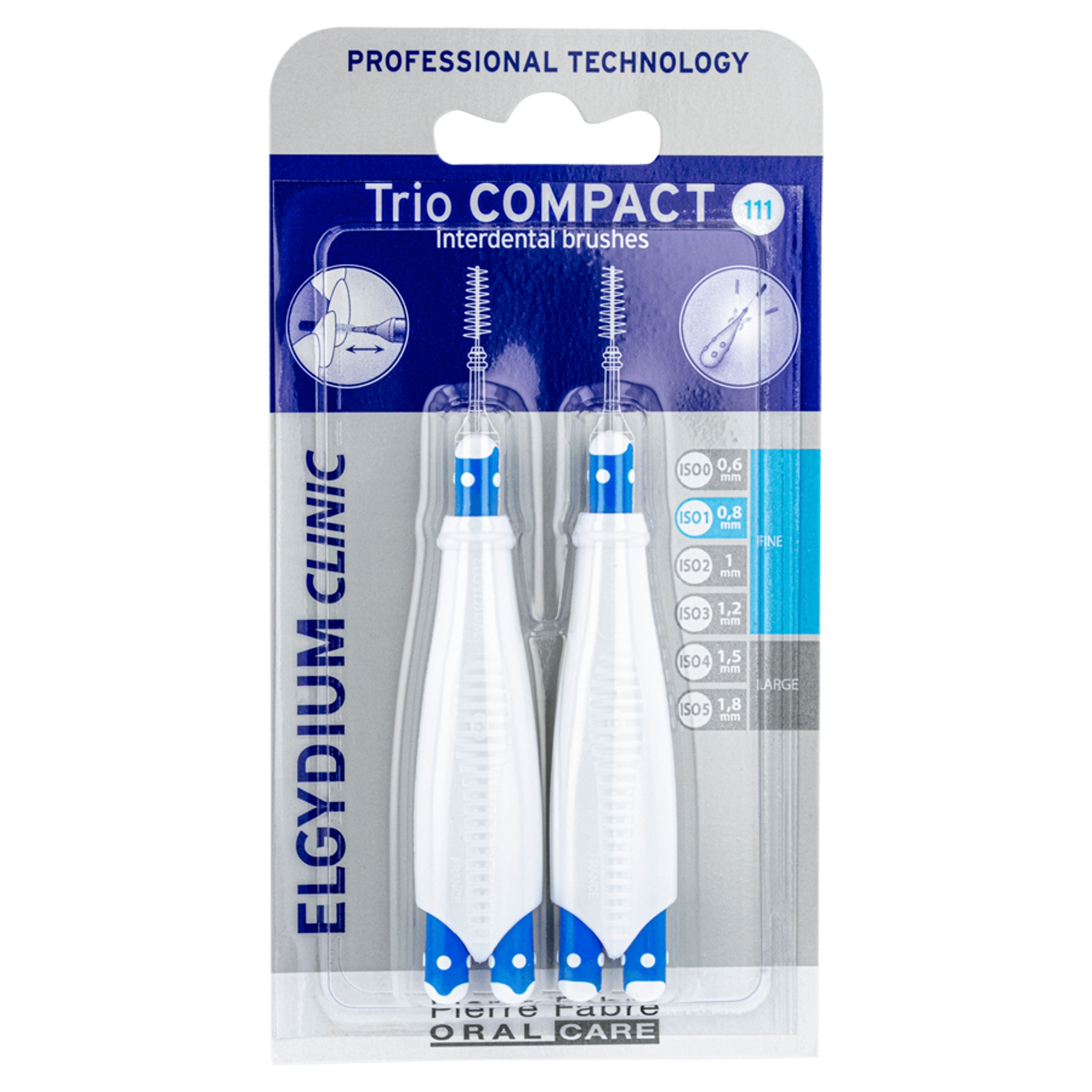 Elgydium OTC ELGYD.SZCZ.CL.TRIO COMP.WĄSKIE – Doskonałe szczoteczki międzyzębowe