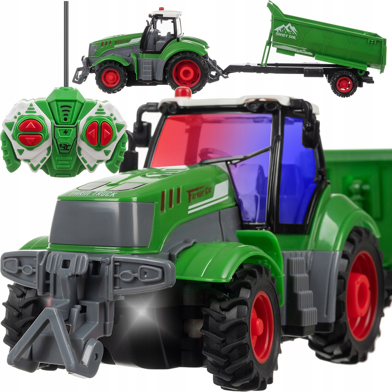 Traktor zdalnie sterowany - ciągnik 24850 dla małych rolników