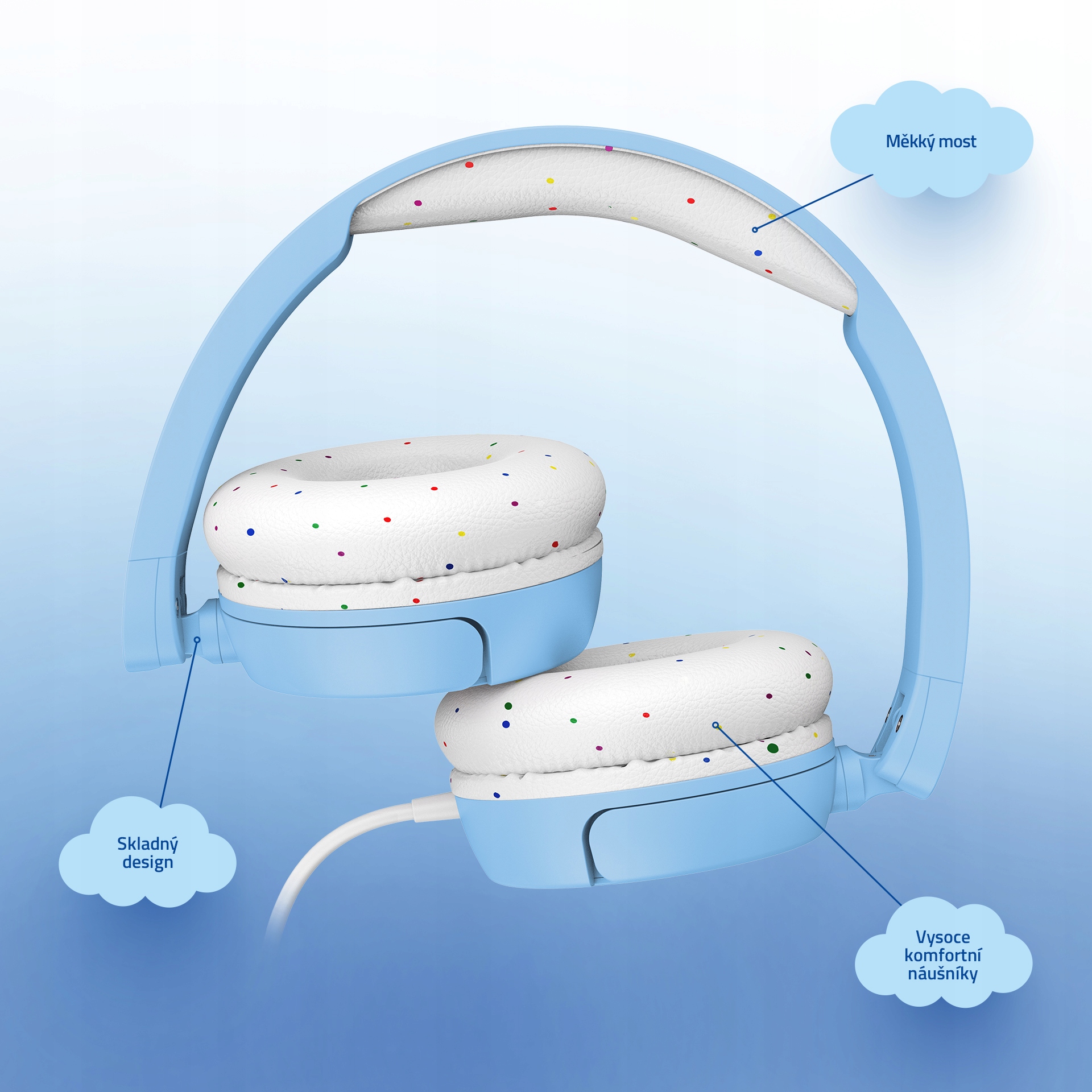 Komfortowe, hypoalergiczne nauszniki dla najmłodszych