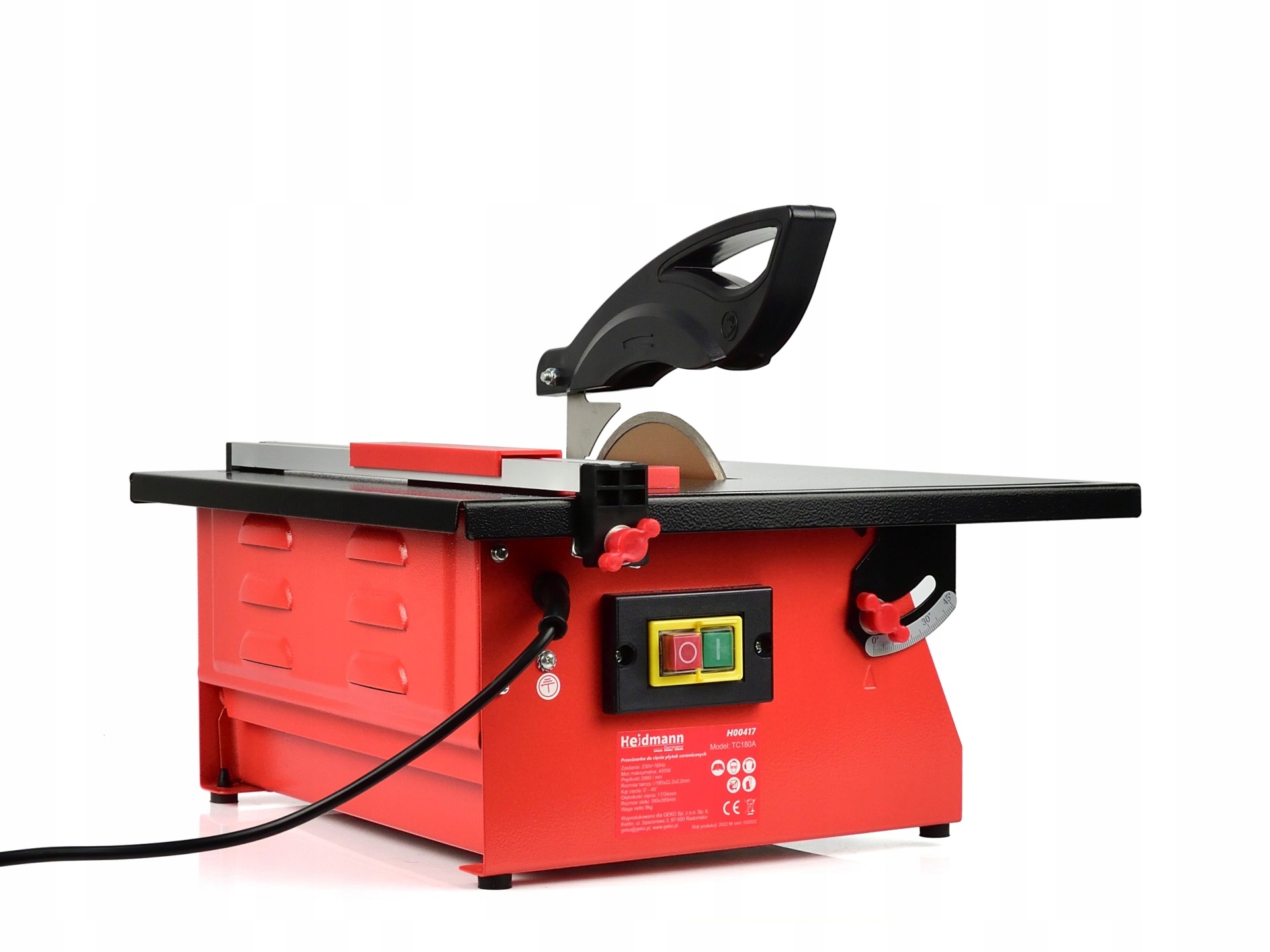 Regulowany stół do cięcia pod kątem 0-45 stopni