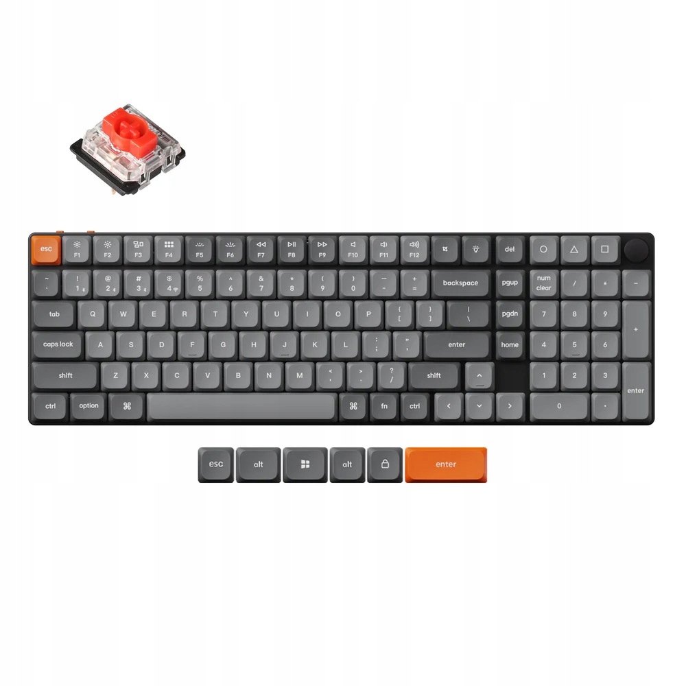 Niskoprofilowe switche Gateron – Komfort i precyzja