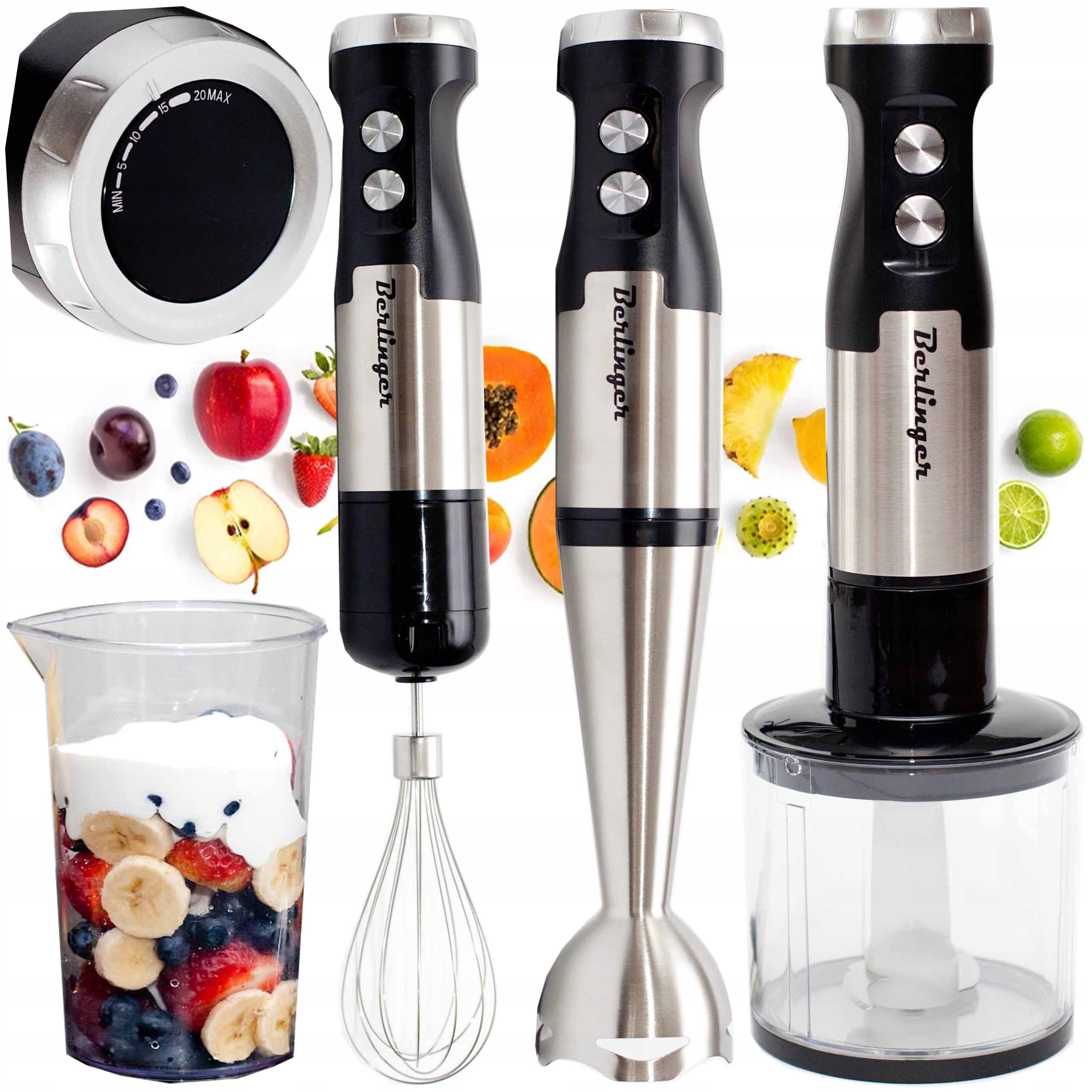 Blender ręczny robot kuchenny 1250W – Twoje wszechstronne wsparcie w kuchni