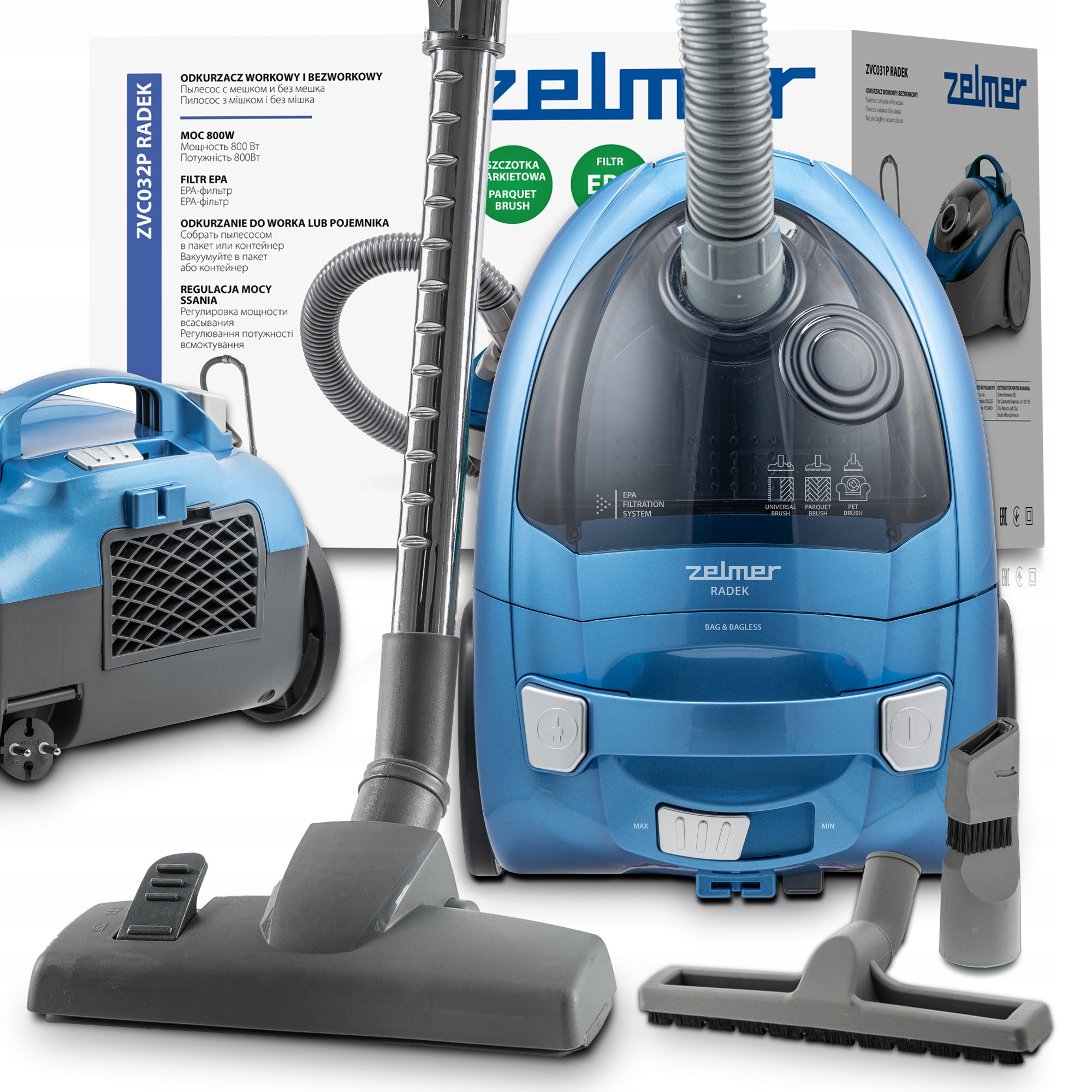 Odkurzacz Zelmer ZVC032P Radek – Wszechstronność i moc w jednym urządzeniu