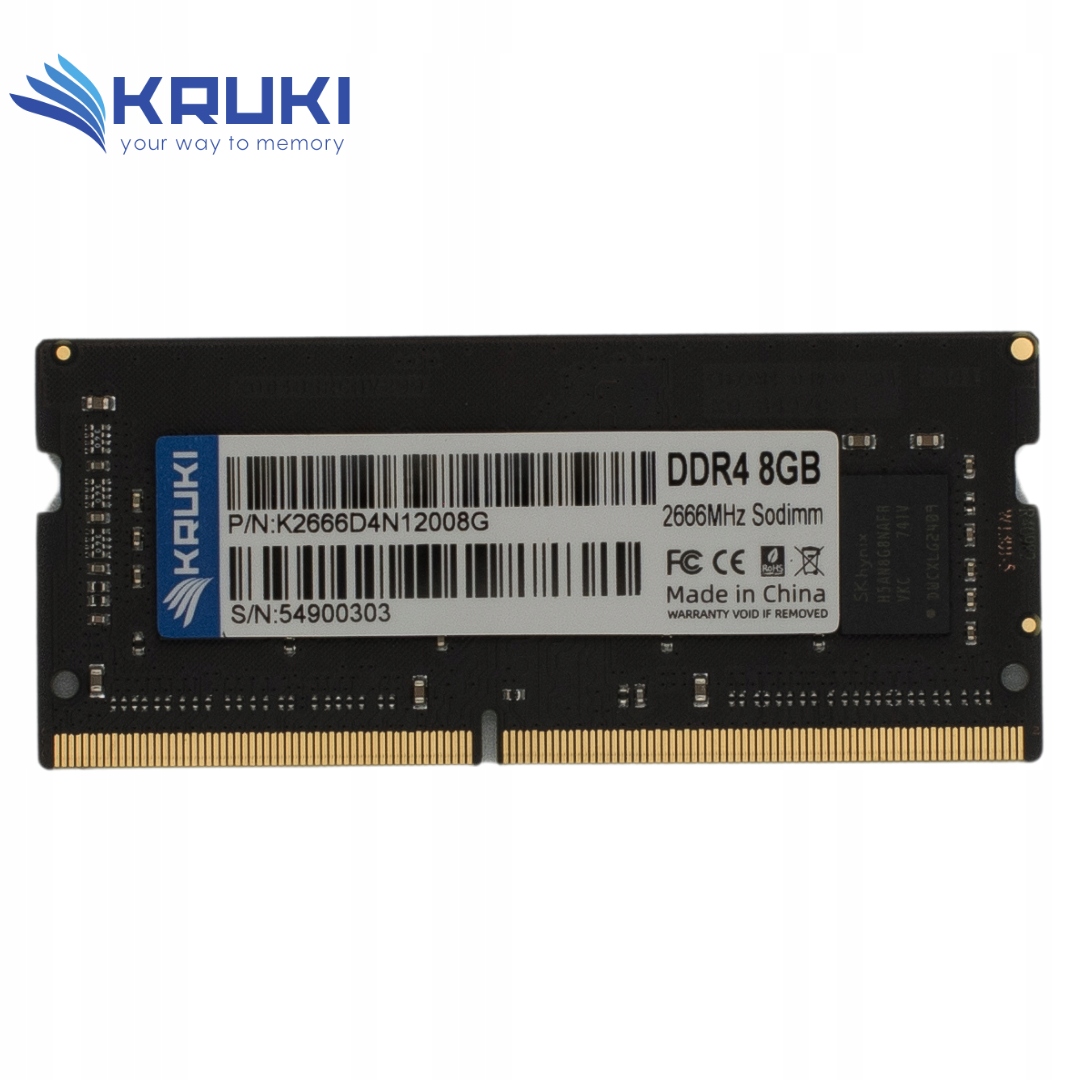Pamięć DDR4 8GB SODIMM 2666MHz 1.2V – Wydajność i niezawodność dla Twojego laptopa