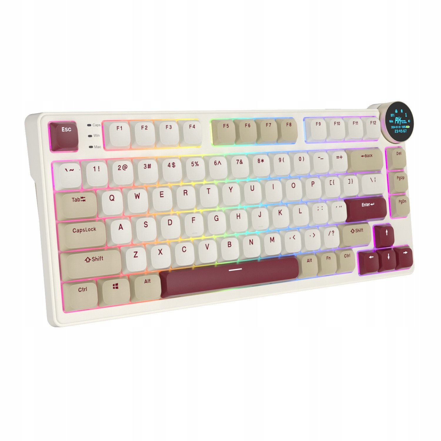 Ergonomiczny design z pokrętłem i ekranem