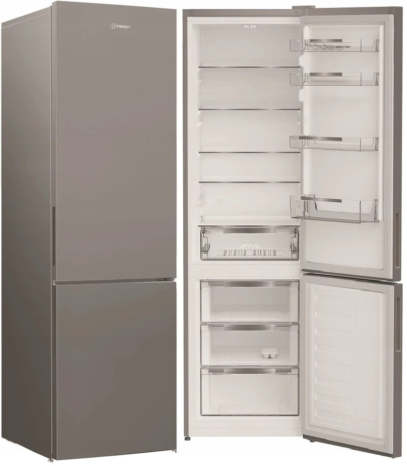 Šaldytuvas z szufladą na warzywa Indesit INKS 1401 S4E – Nowoczesny design i funkcjonalność