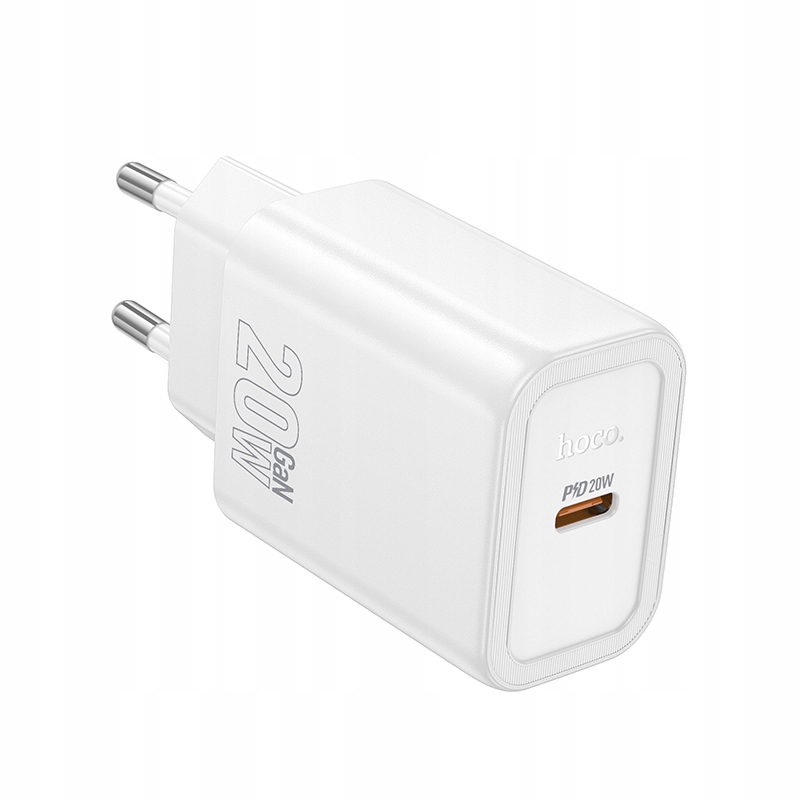 Ładowarka Hoco N60 – Kompaktowa moc 20W z technologią GaN