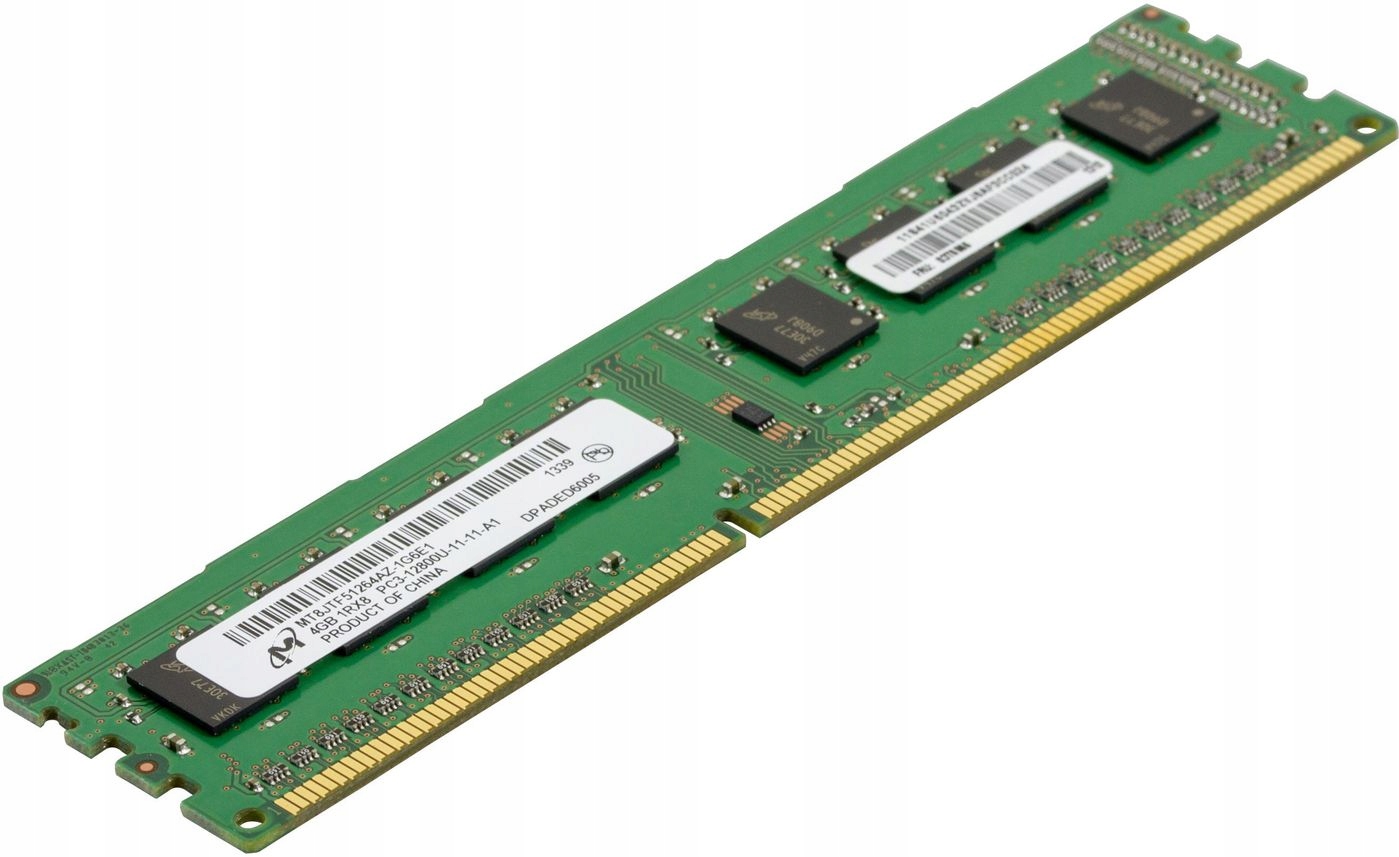 Układ pamięci: 1 x 4 GB
