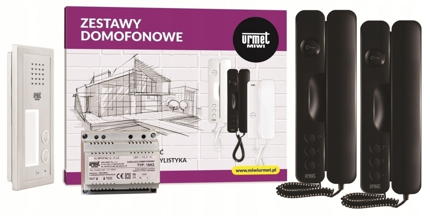 Zestaw domofonowy 6025/442 URMET – Bezpieczne połączenie dla Twojego domu