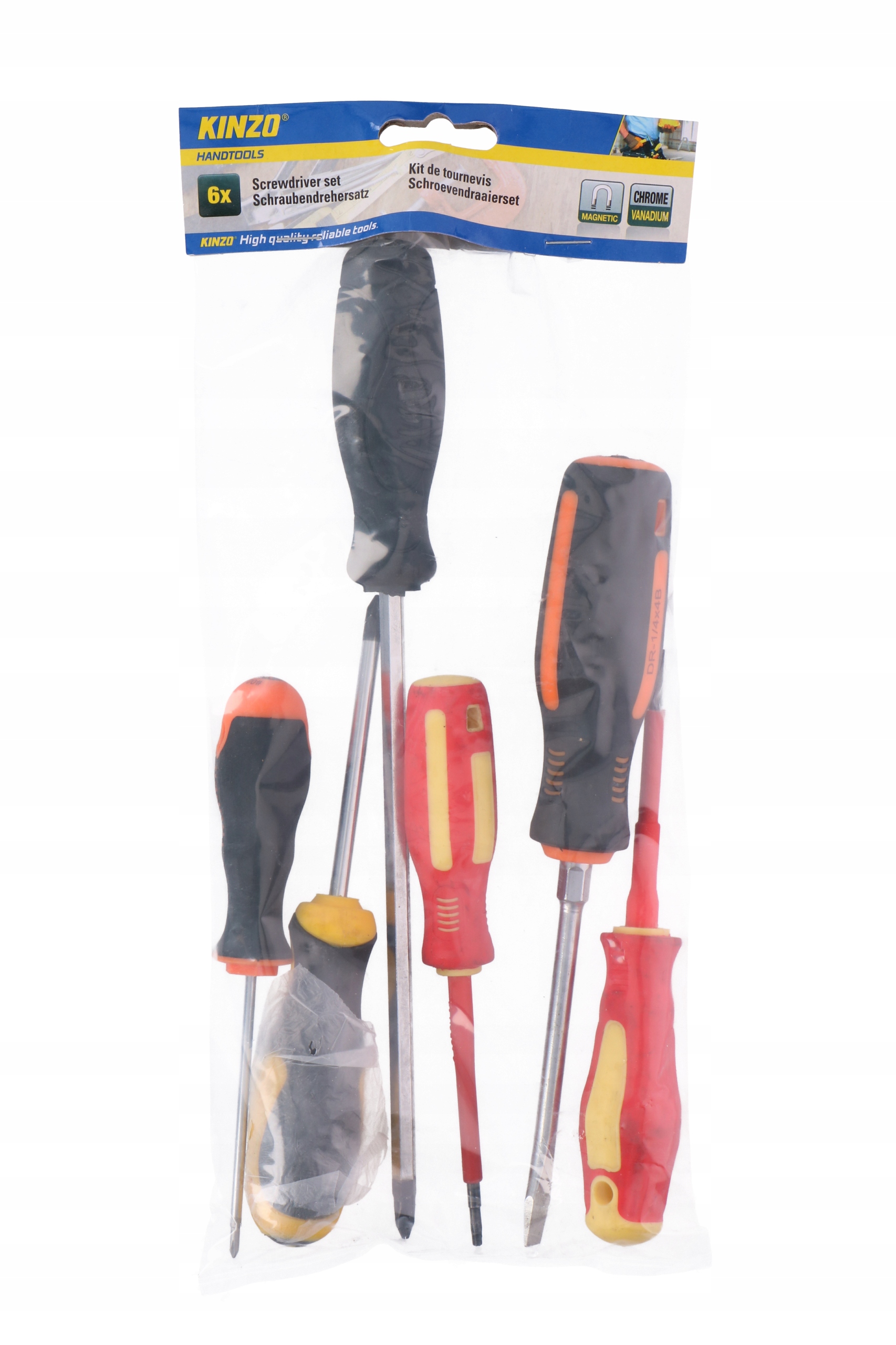 Zestaw 6 wkrętaków marki Kinzo – Niezbędnik w każdym domu