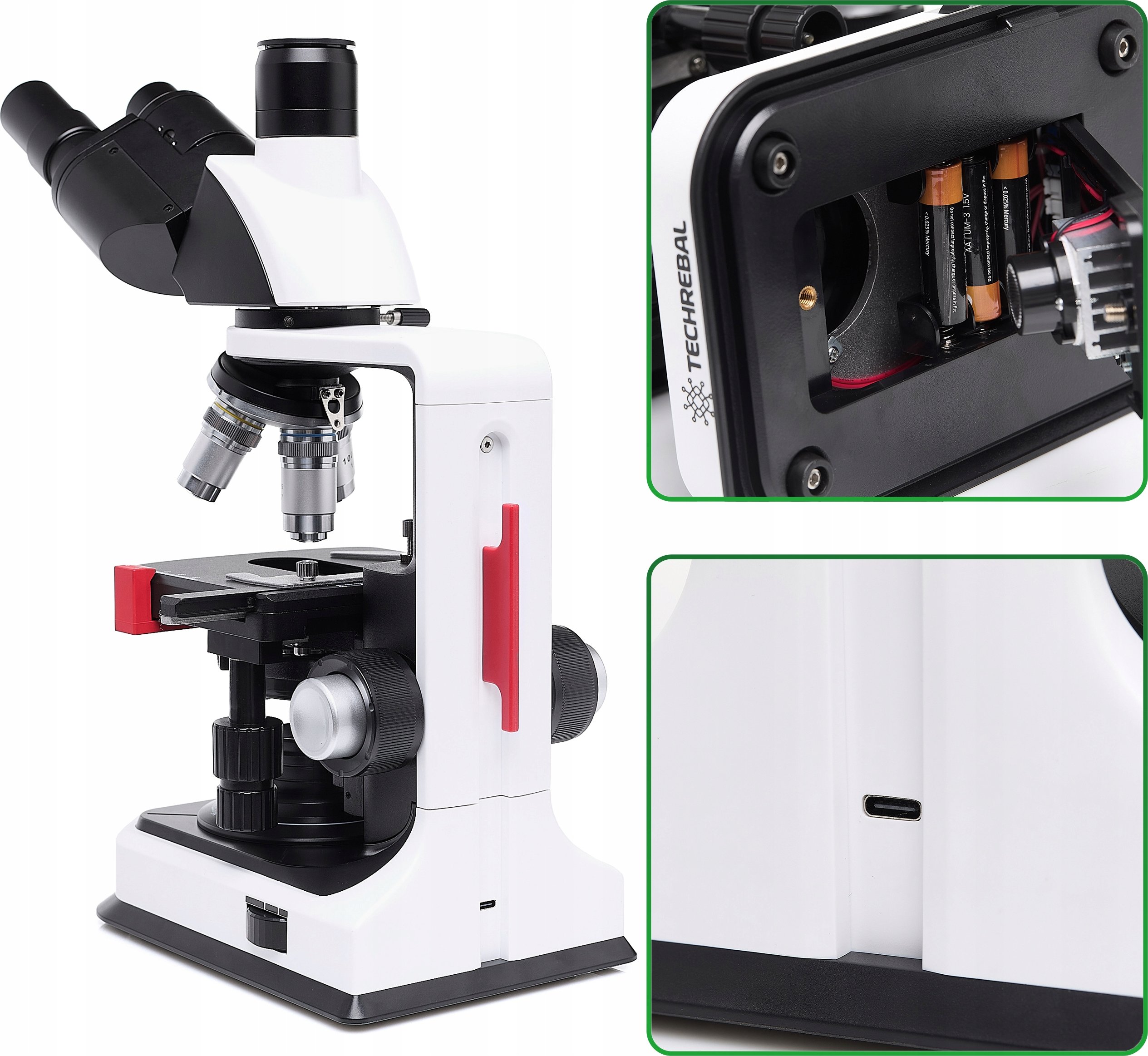 Mikroskop Optyczny Biologiczny Techrebal BioVision Pro 1000x – Idealne narzędzie do badań biologicznych