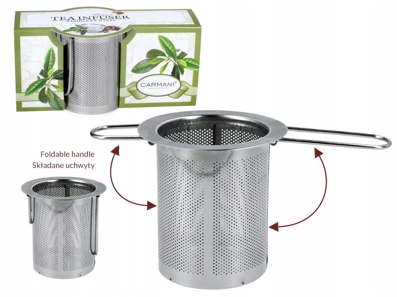 Zaparzacz do herbaty z składana rączką – Idealny wybór dla miłośników herbaty