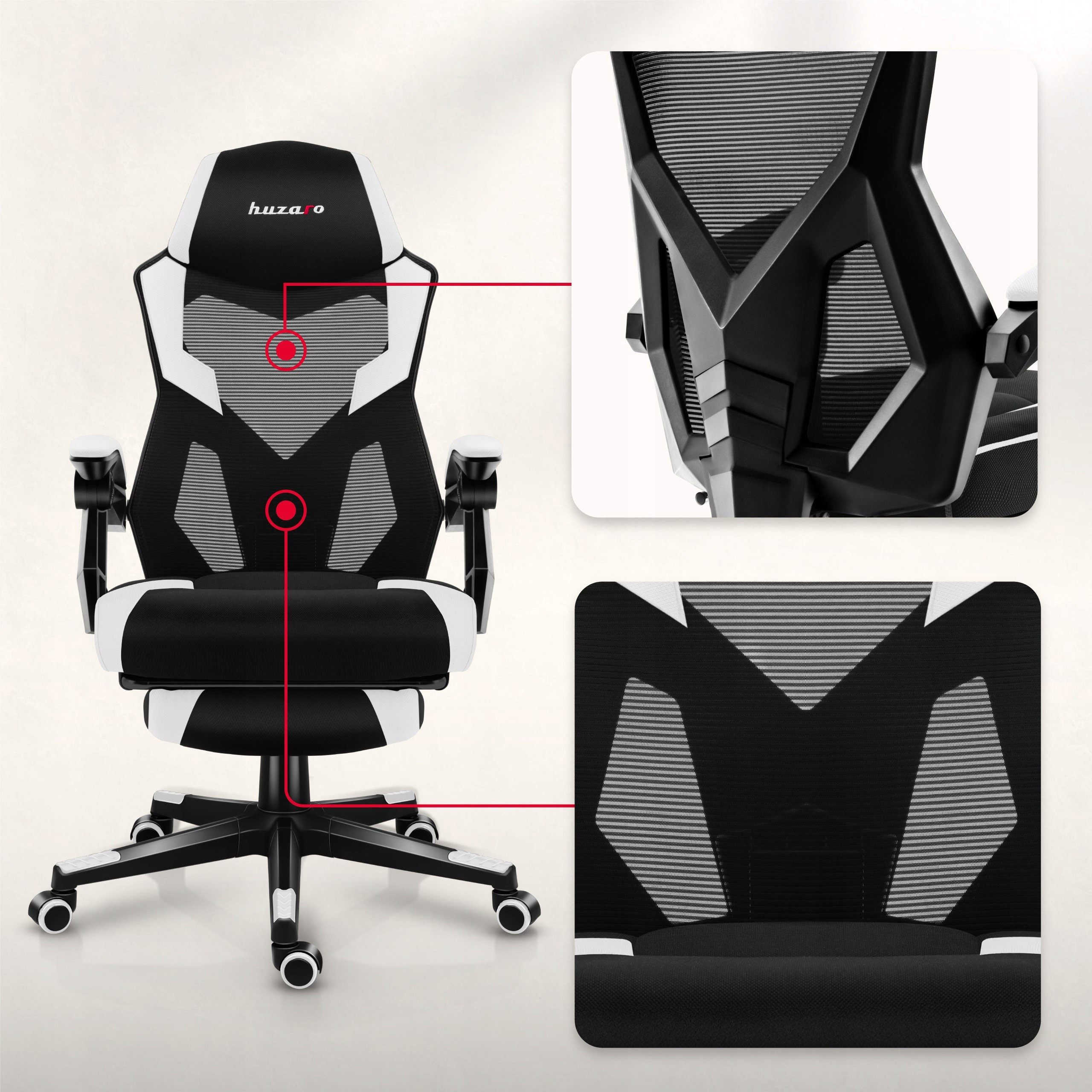 Ergonomiczne podłokietniki dla maksymalnej wygody