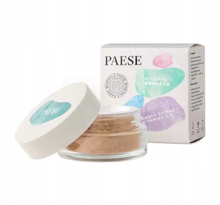 PAESE MINERALS Bronzer mineralny 400N Light – opalenizna na wyciągnięcie ręki