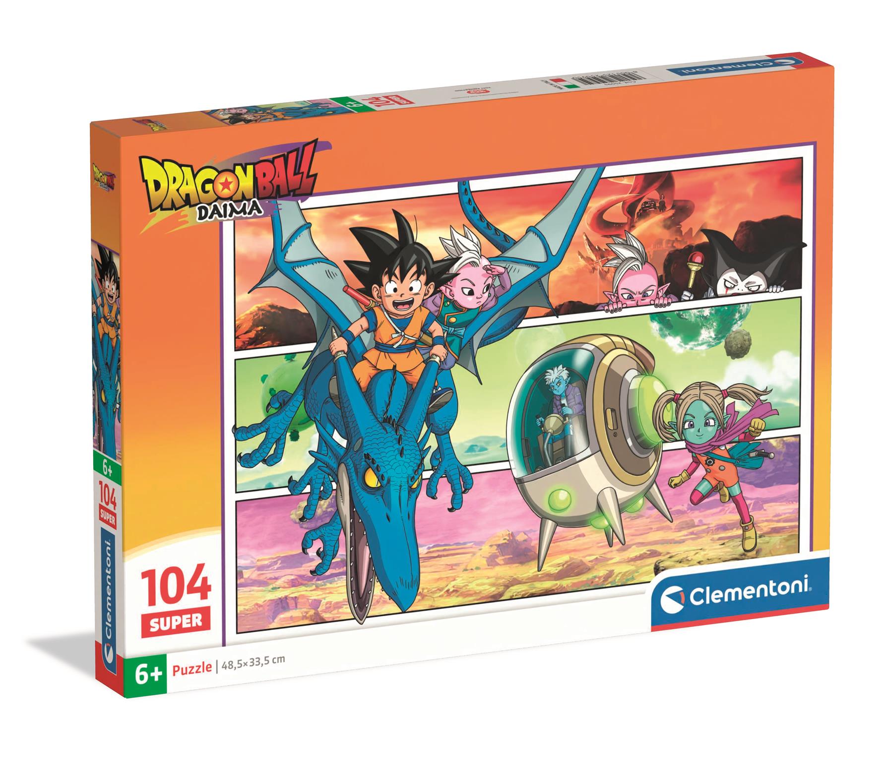 PUZZLE 104EL CLM 25095 DRAGONBALL – Wspaniała zabawa dla dzieci