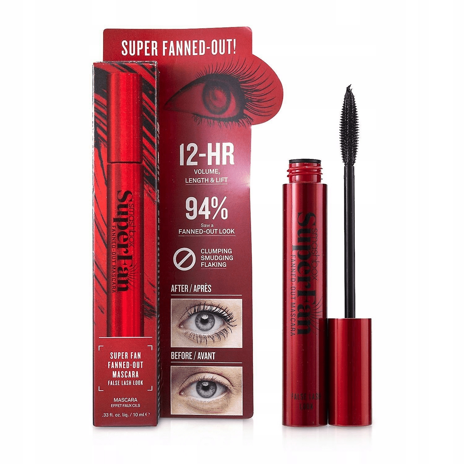 Smashbox Super Fan Volumizing Mascara – Idealne podkreślenie rzęs