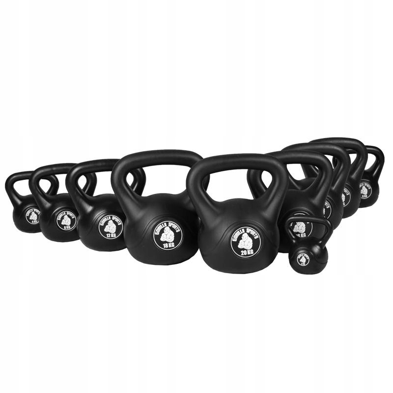 2 kg kettlebell kula kettle hantel Gorilla Sports – Idealny towarzysz treningu
