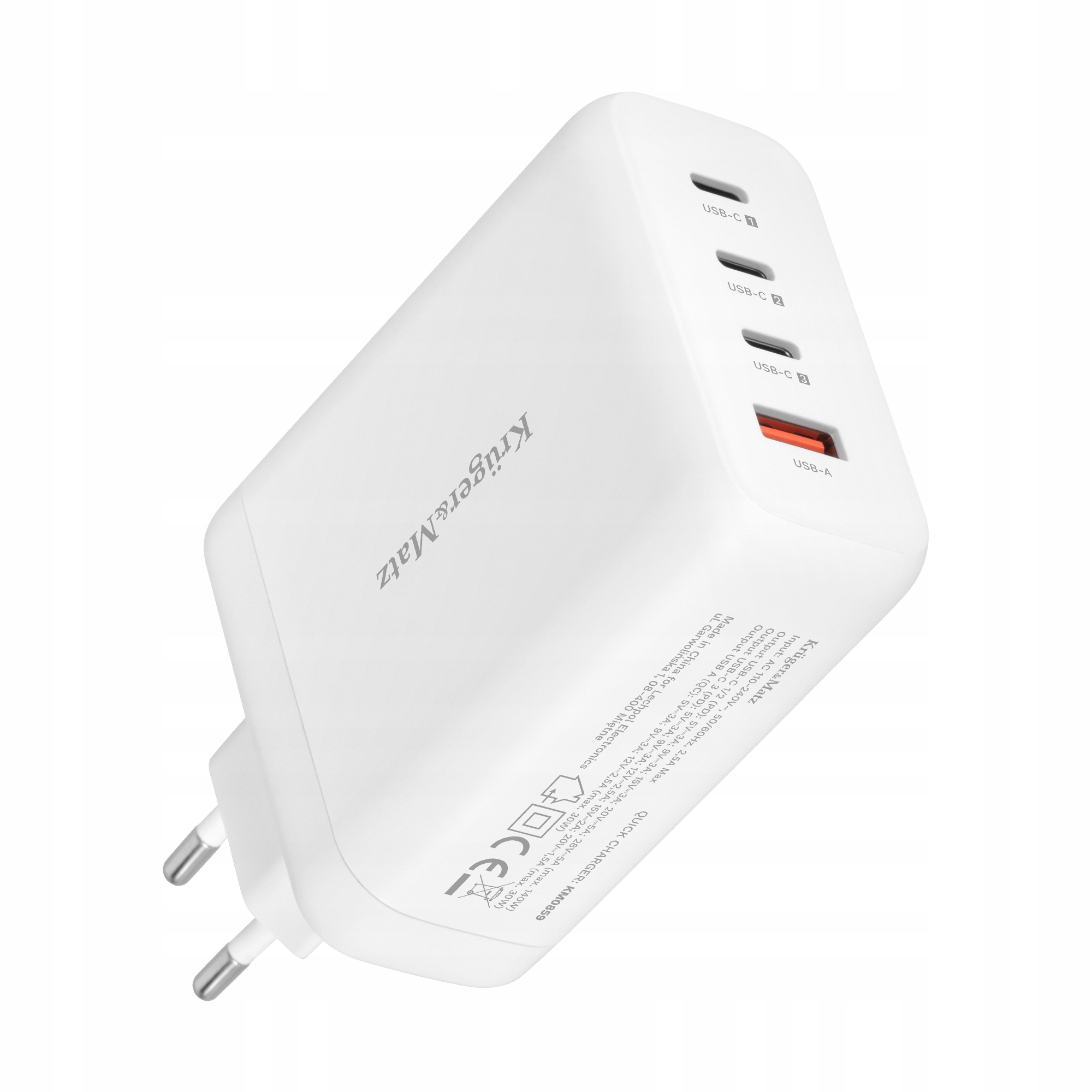 Uniwersalne ładowanie – Trzy porty USB-C i jedno złącze USB-A