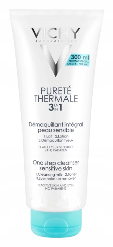 VICHY Pureté Thermale 3w1 – Skuteczny demakijaż dla skóry wrażliwej