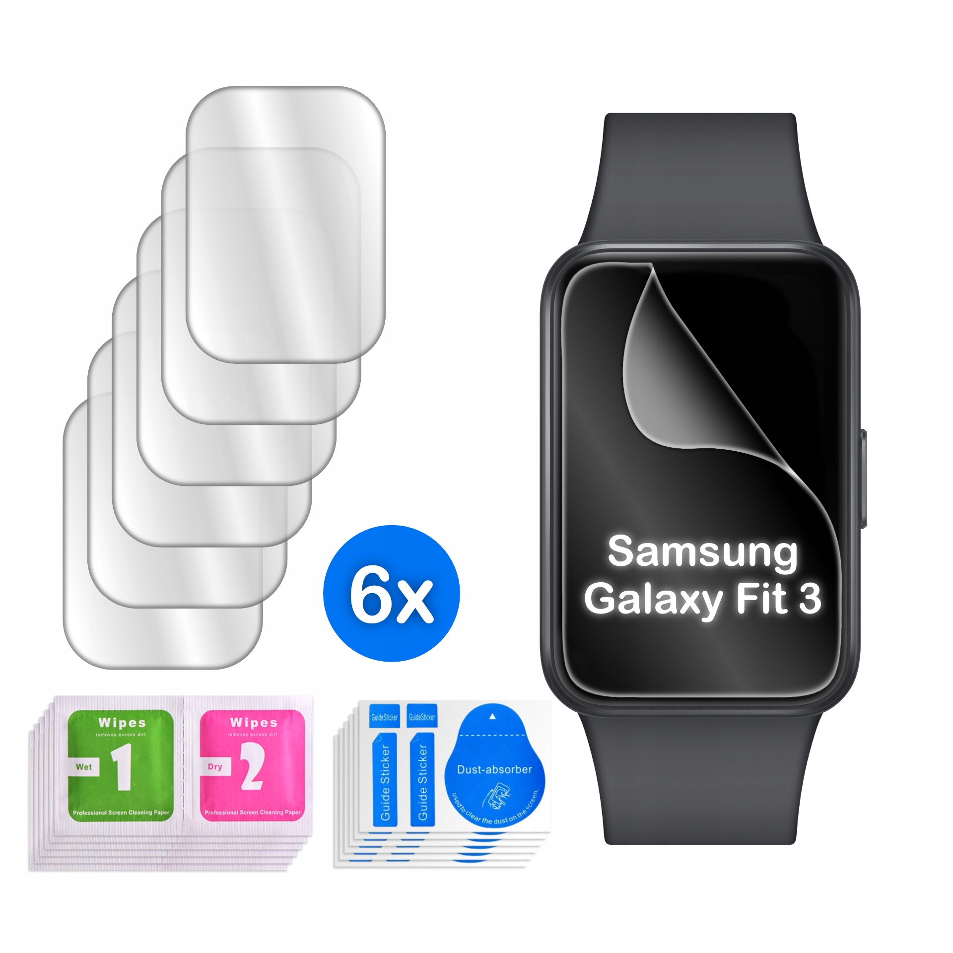 FOLIA HYDROŻELOWA OCHRONNA 3D do Samsung Galaxy Fit 3 – Najlepsza ochrona ekranu