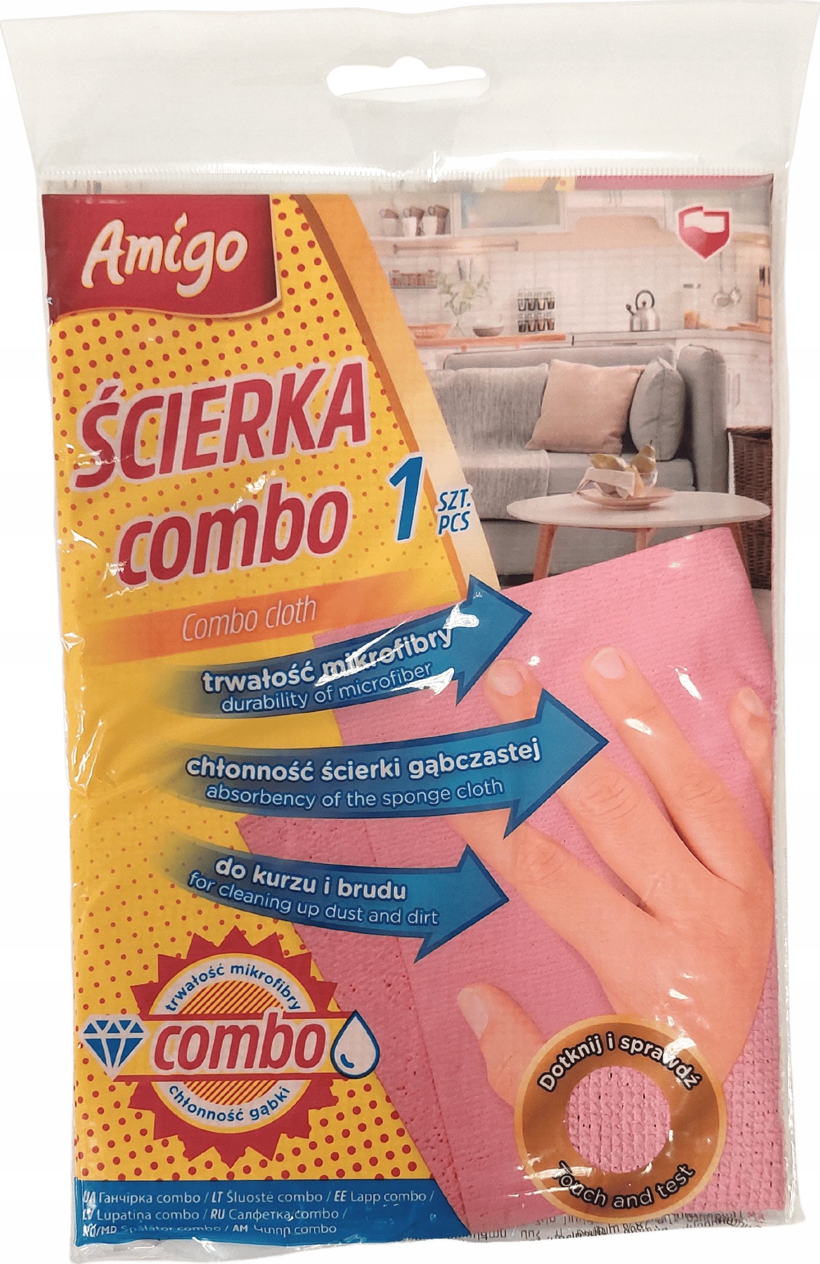Politan Gosia Amigo Ścierka Mikrofibra Combo – Idealna do czyszczenia w każdym domu