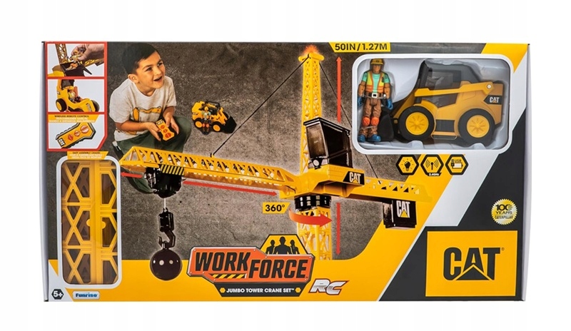 TOY RC CONSTRUCTION CRANE SET 82438 – Zabawka, która rozwija wyobraźnię