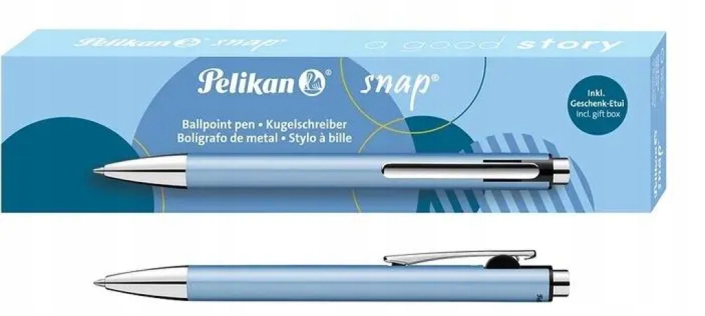 Długopis Snap K10 Metalic Blue PELIKAN – Elegancja i funkcjonalność w jednym