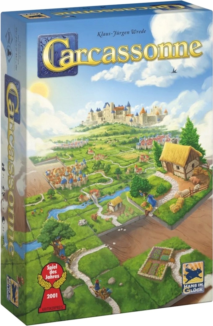 Asmodee Carcassonne V3.0 – Strategiczna gra planszowa dla całej rodziny