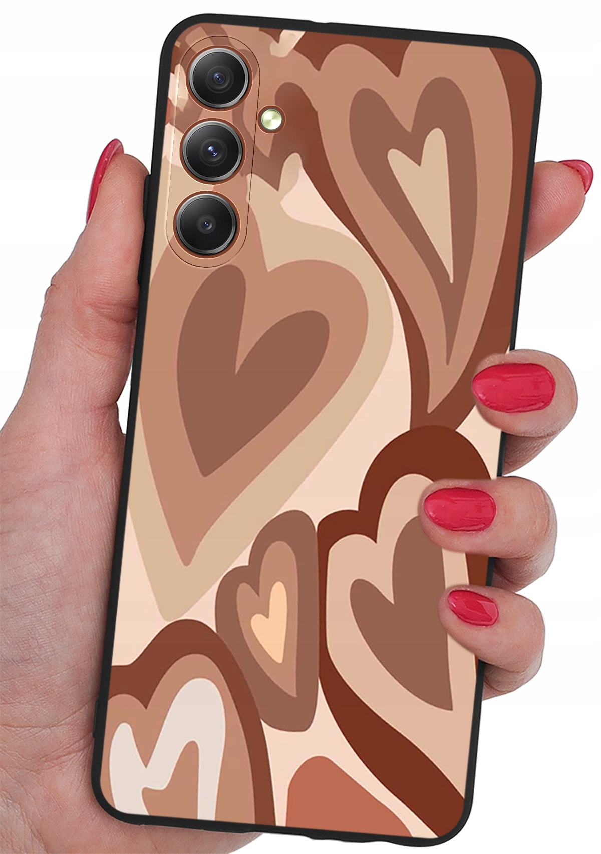ETUI do Samsung Galaxy S24+ Plus CASE WZORY SOFT MATT PLECKI + SZKŁO 9H – Ochrona i styl w jednym