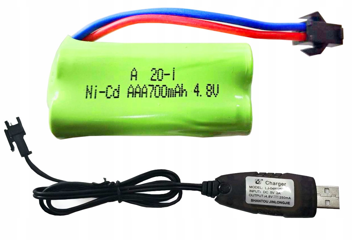 Dodatkowy Akumulator Bateria Ładowarka 700mAh 4,8V – Idealne zasilanie dla Twojego sprzętu