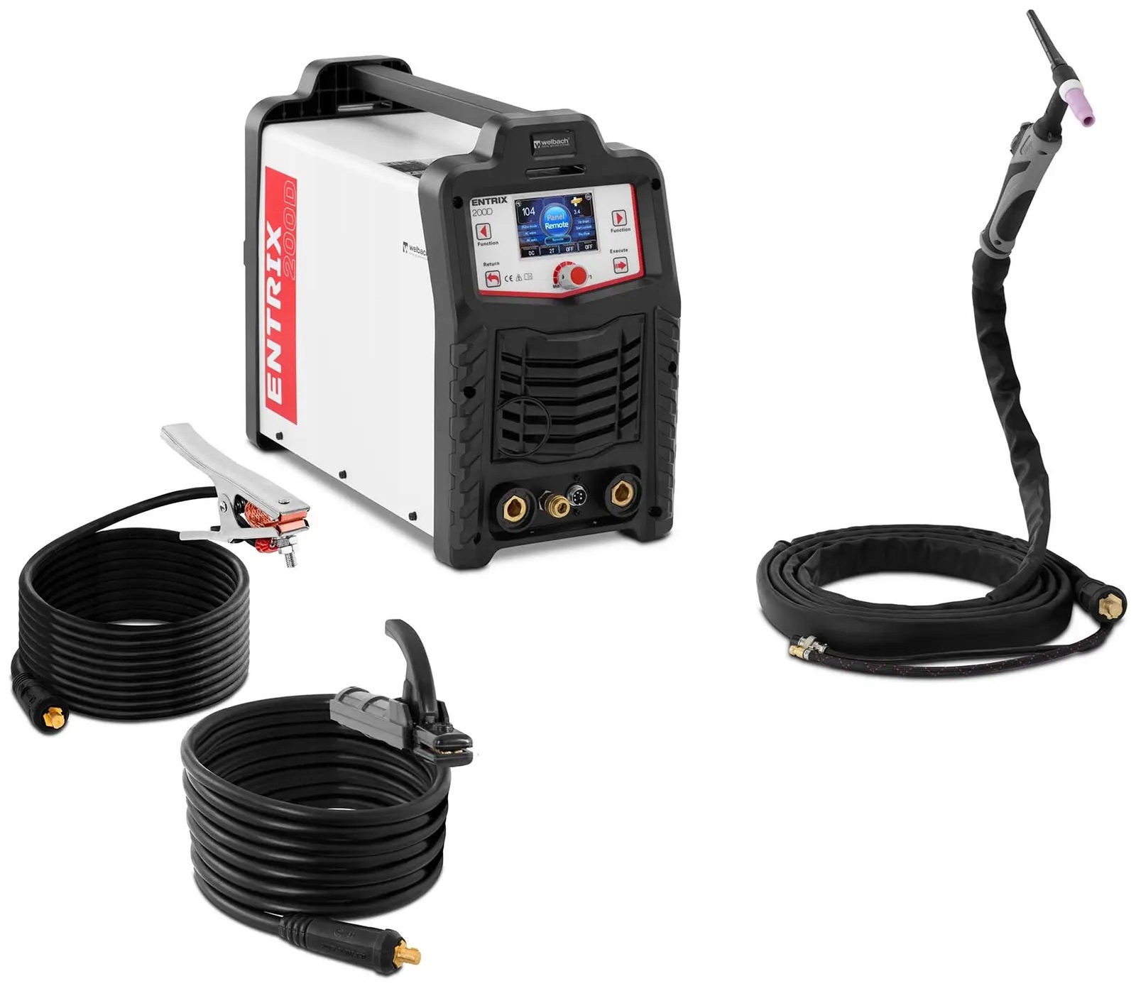 Spawarka cyfrowa do aluminium ENTRIX TIG MMA HF AC/DC Puls 200A – Twoje wszechstronne narzędzie do spawania