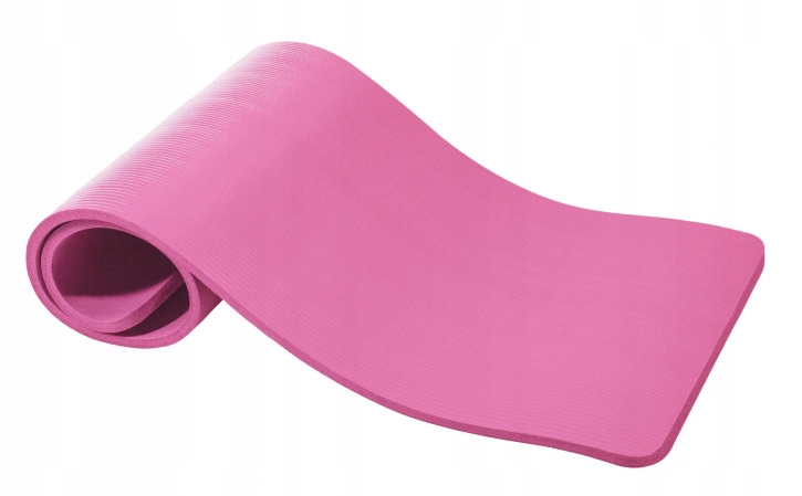 Mata do ćwiczeń jogi 190x60x1,5 cm - Różowa wygoda dla Twojego treningu