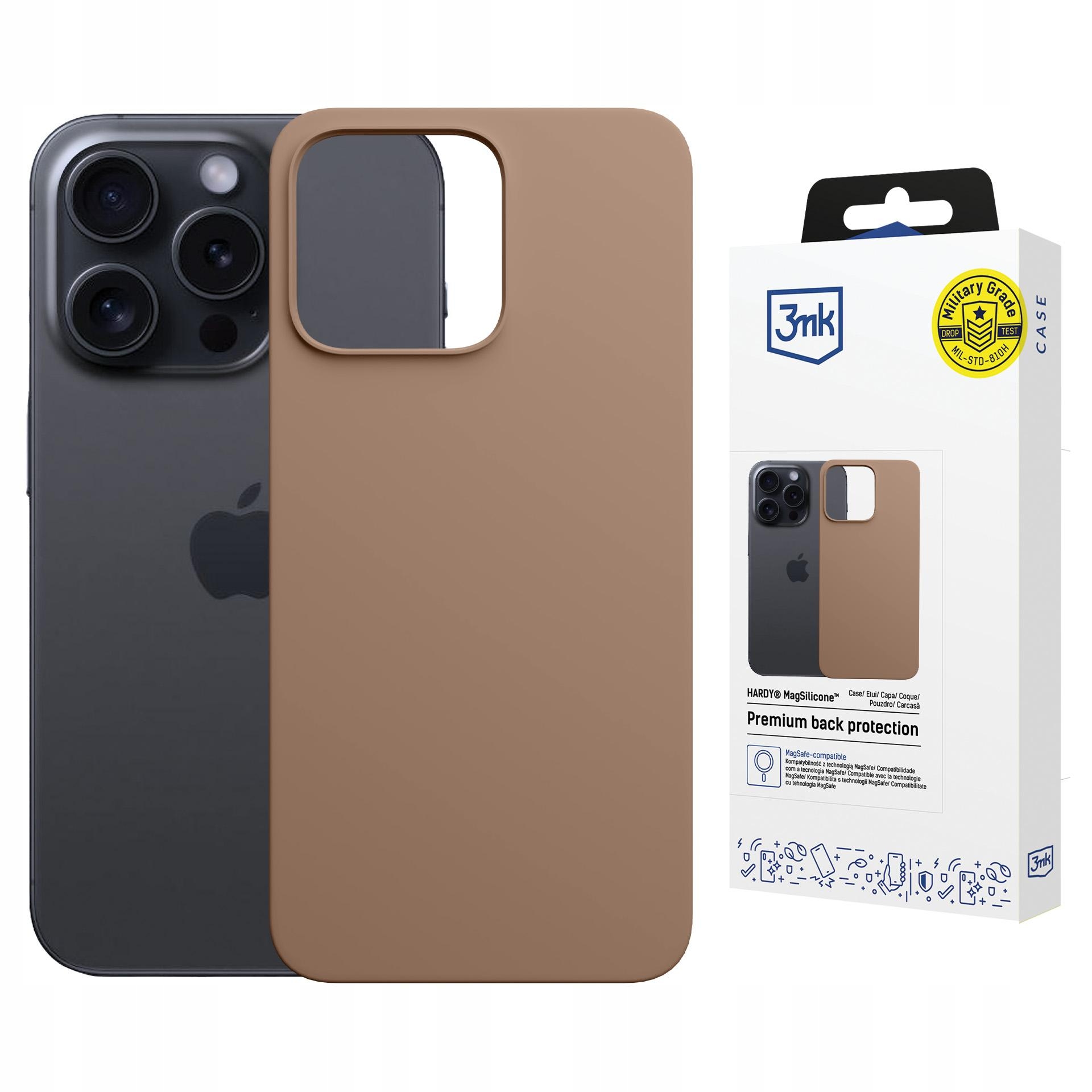 Etui 3MK Hardy MagSilicone do Apple iPhone 15 Pro – Stylowa ochrona dla Twojego smartfona