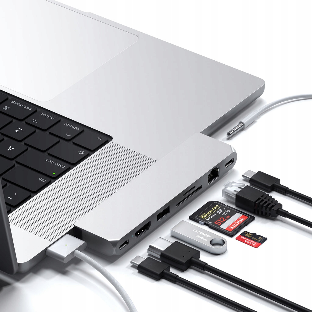 HUB USB Satechi Pro Hub Max – Idealne rozwiązanie dla MacBooka