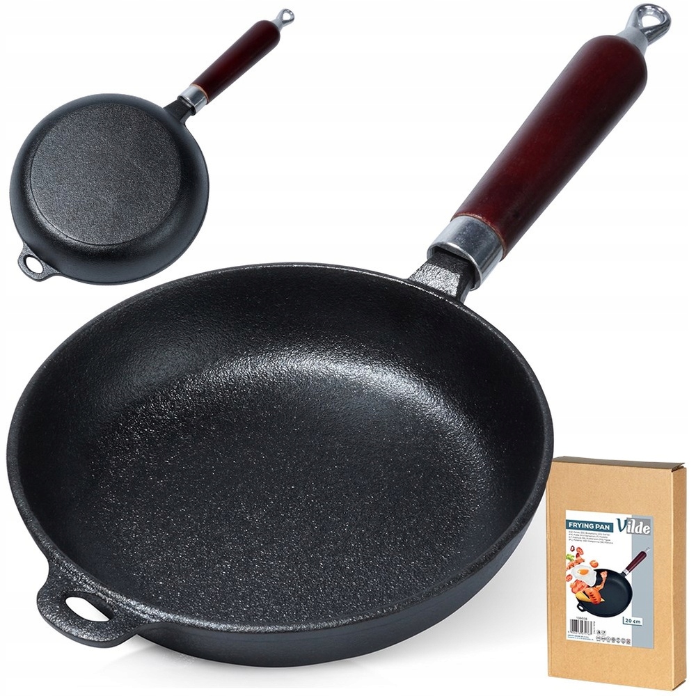 Patelnia Vilde Patelnia żeliwna CAST LINE 20 cm – Idealna do każdej kuchni