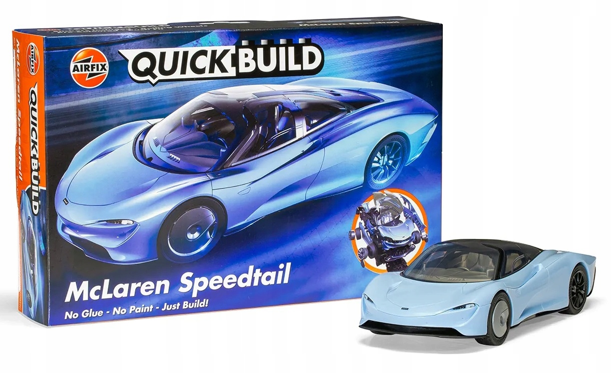 Airfix Model plastikowy Quickbuild McLaren Speedtail – Ekscytująca przygoda w modelowaniu